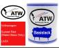 Preview: Volkswagen, Sunset Red (Water-Base Only), LA3X: 1L Lackdose, von ATW Autoteile West.